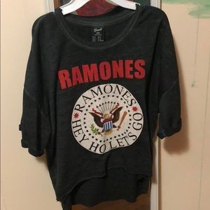 Ramones short sleeved thick comfy top